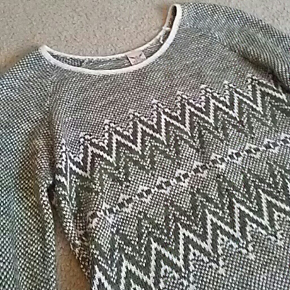 Festive Oversize Green Very Soft Sweater